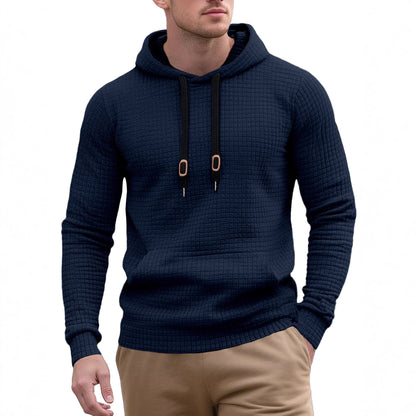Men's stylish hoodie with textured design Skorter