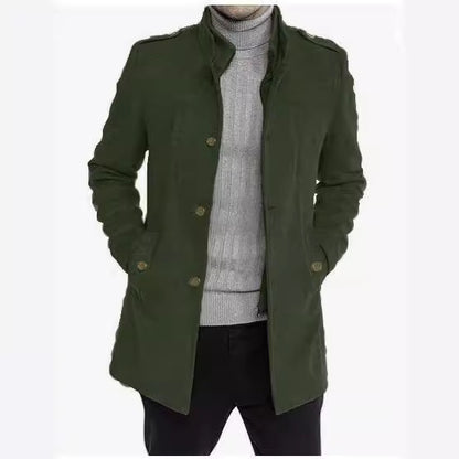 Men's stylish leisure jacket with protective collar and practical side pockets Skorter