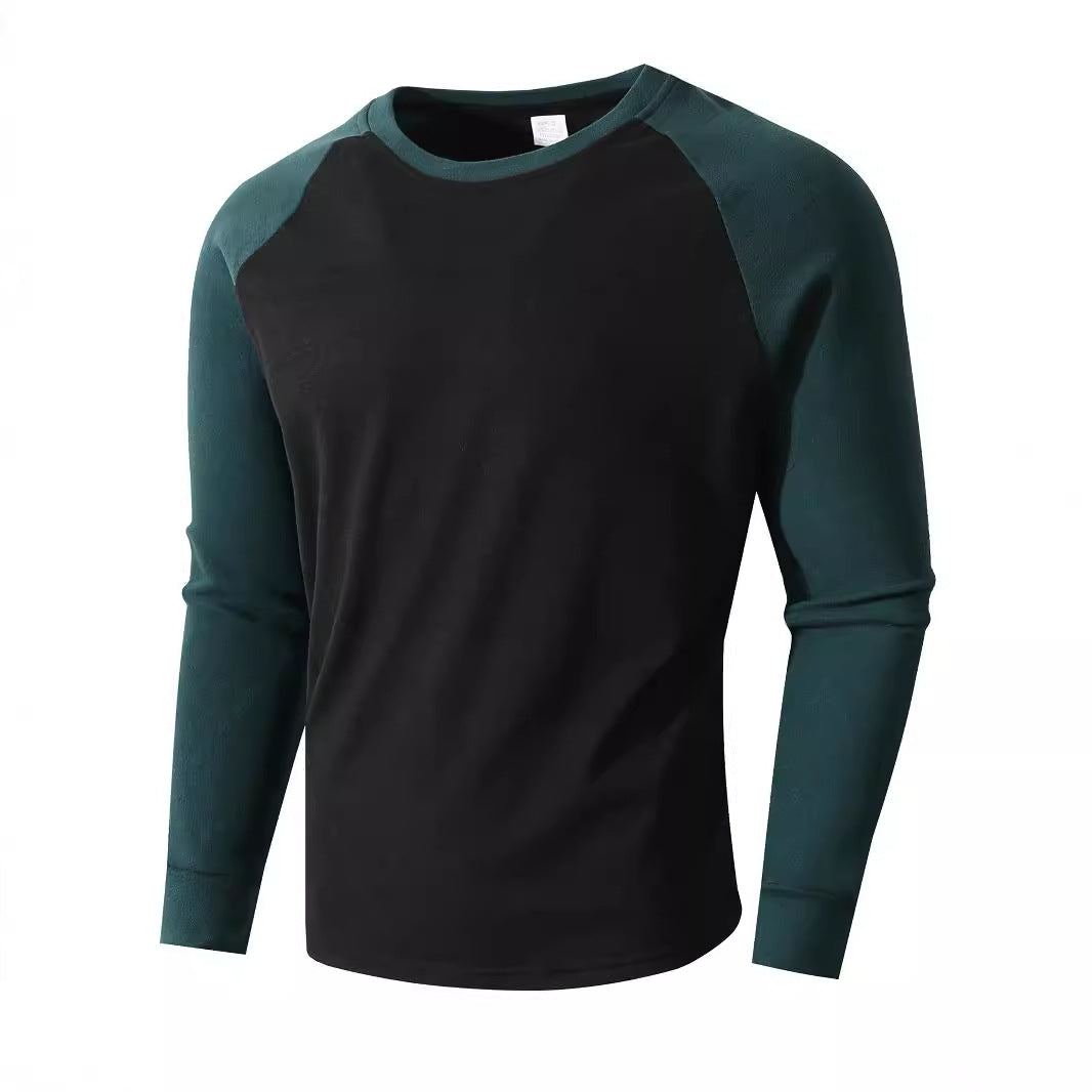 Men's sporty long-sleeve shirt with raglan sleeves Skorter