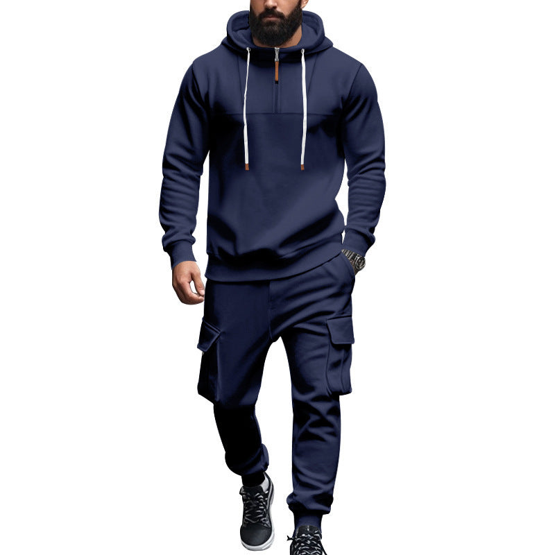 Men's sporty tracksuit with modern zipper and practical pockets Skorter
