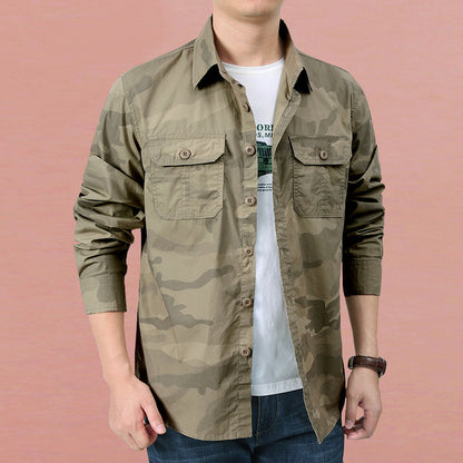 Kamouflageskjorta för herr Skorter