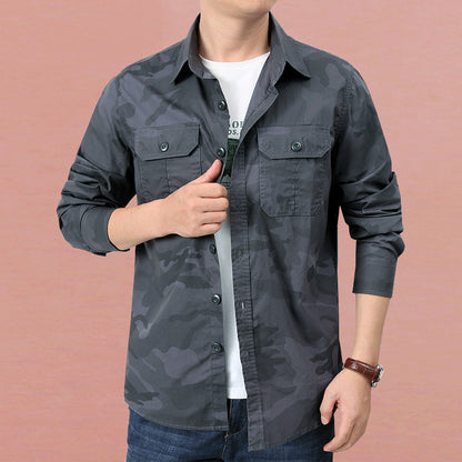 Kamouflageskjorta för herr Skorter