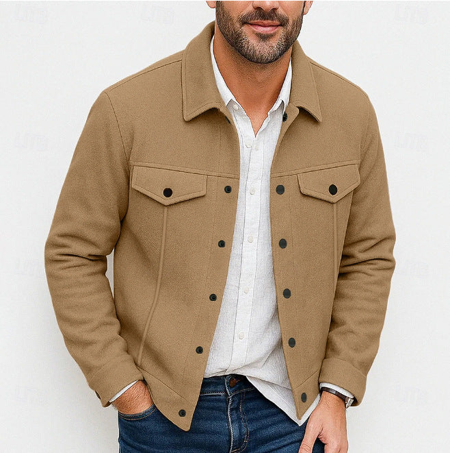 Men's stylish utility jacket with padded pockets Skorter
