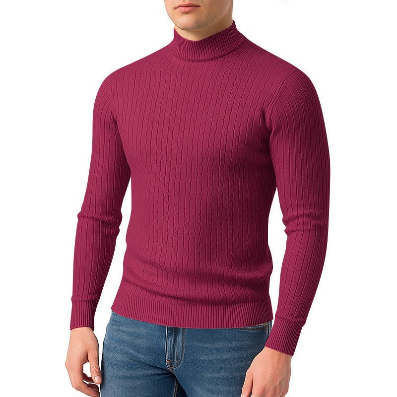 Men's turtleneck sweater made of high-quality knit Skorter