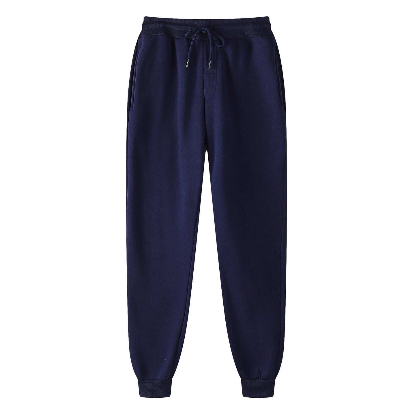 Men's sporty joggers with elastic waistband and practical side pockets Skorter