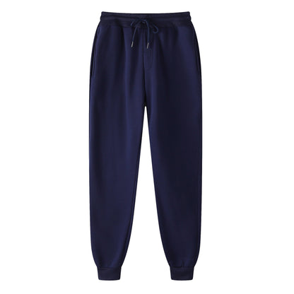 Men's sporty joggers with elastic waistband and practical side pockets Skorter