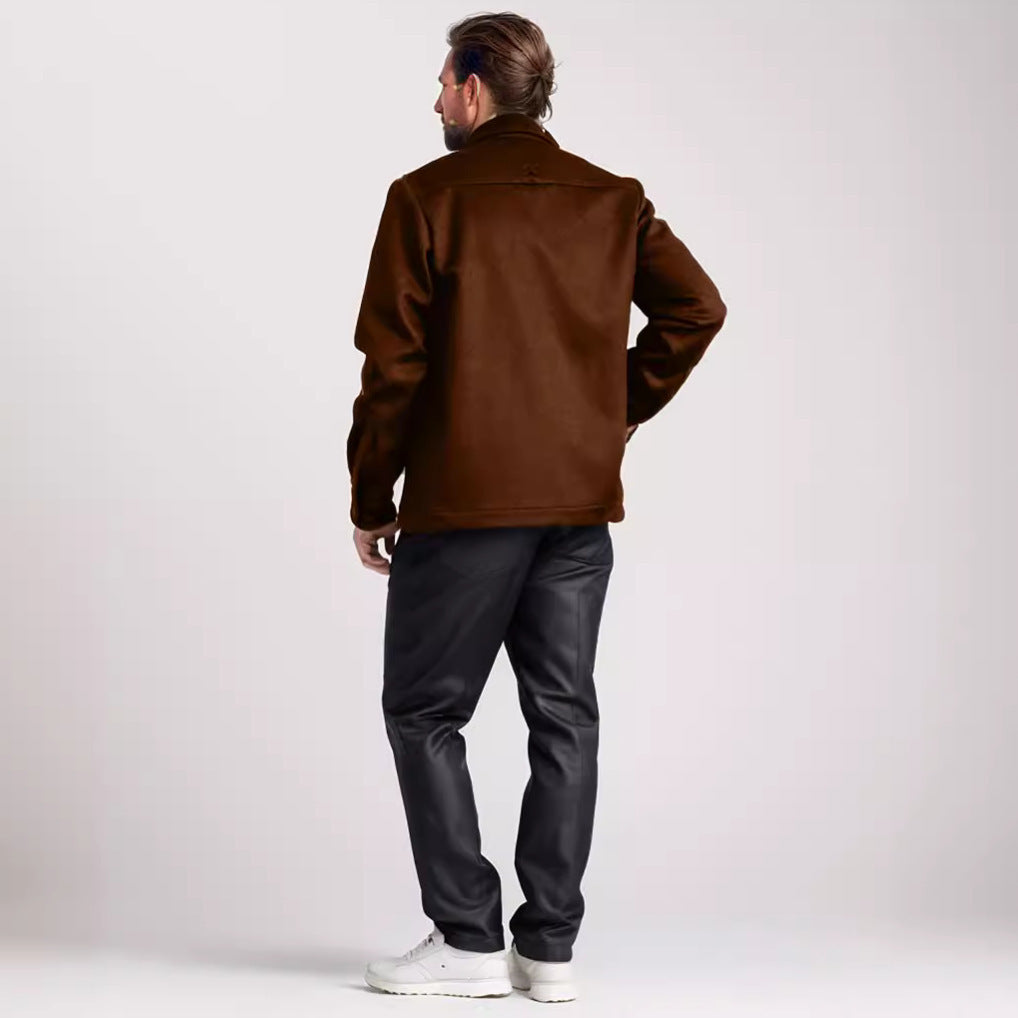 Men's wool jacket with practical chest pocket Skorter