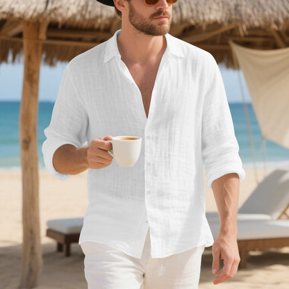 Men's Lightweight and Breathable Summer Shirt Skorter