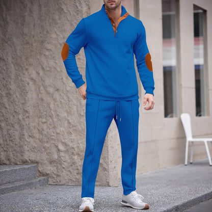 Men's tracksuit with modern cut and elegant contrast details Skorter