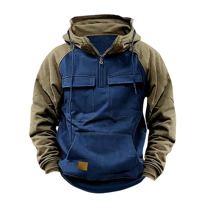 Men's stylish hoodie with functional pockets Skorter