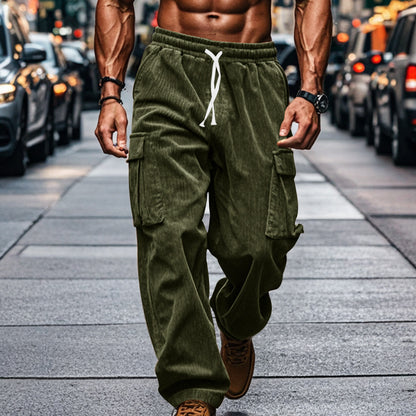 Men's cargo pants in a casual fit with practical pockets Skorter
