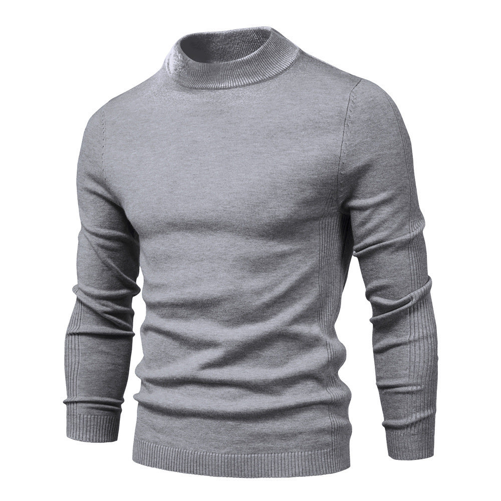 Men's stylish turtleneck sweater made of soft merino wool Skorter