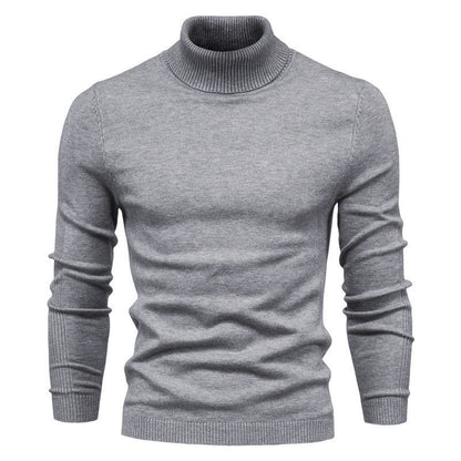 Men's stylish turtleneck sweater made of fine Merino wool Skorter