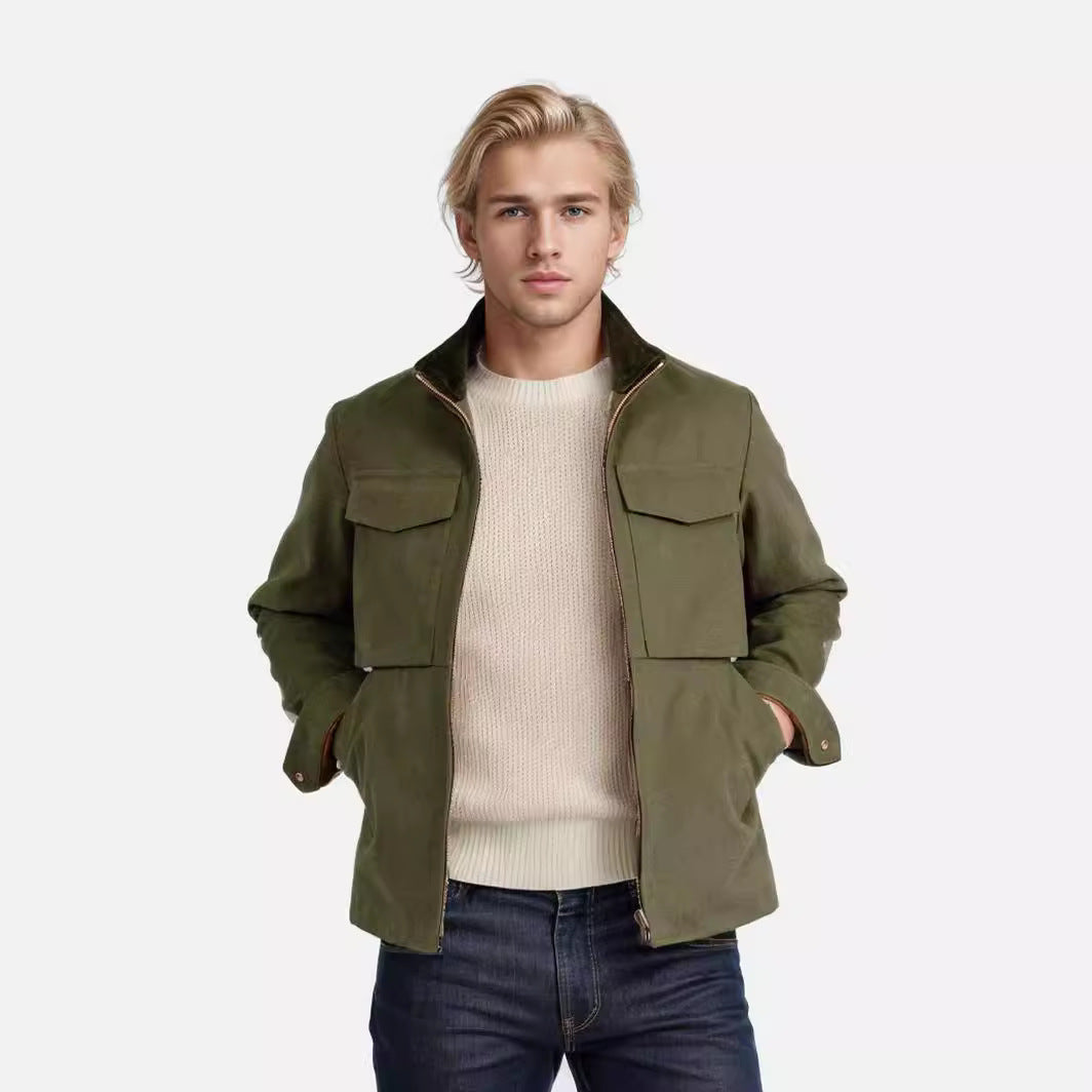 Men's stylish transitional jacket with practical pockets Skorter