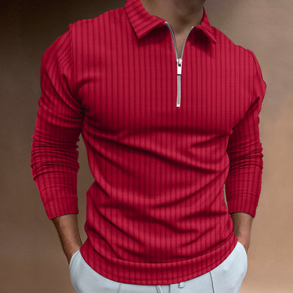 Men's stylish polo shirt with zipper Skorter