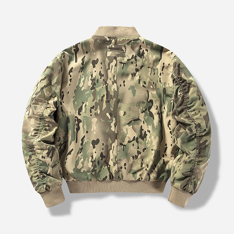 Men's utility bomber jacket with multiple pockets and modular design Skorter