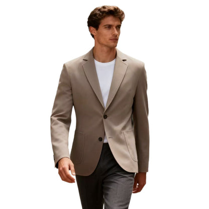 Men's stylish Regular-Fit blazer with two buttons and pockets Skorter