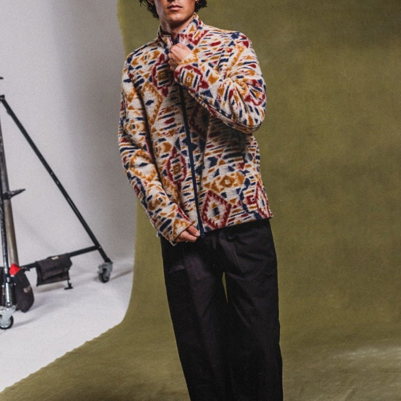 Men's stylish patterned jacket Skorter