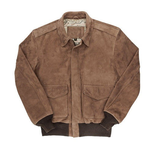 Men's suede jacket with high-quality craftsmanship and practical pockets Skorter