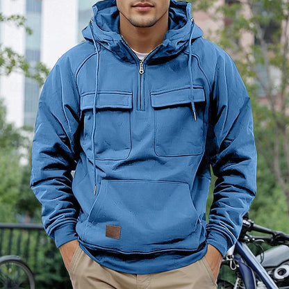 Men's stylish hooded jacket with practical pockets Skorter