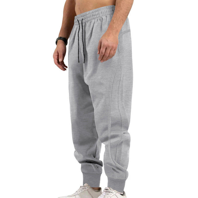 Men's sporty training pants with side zipper Skorter