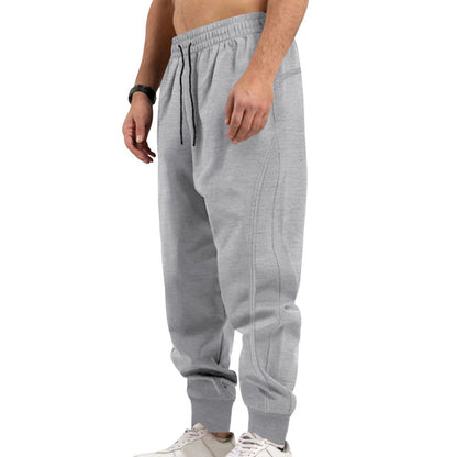 Men's sporty training pants with side zipper Skorter