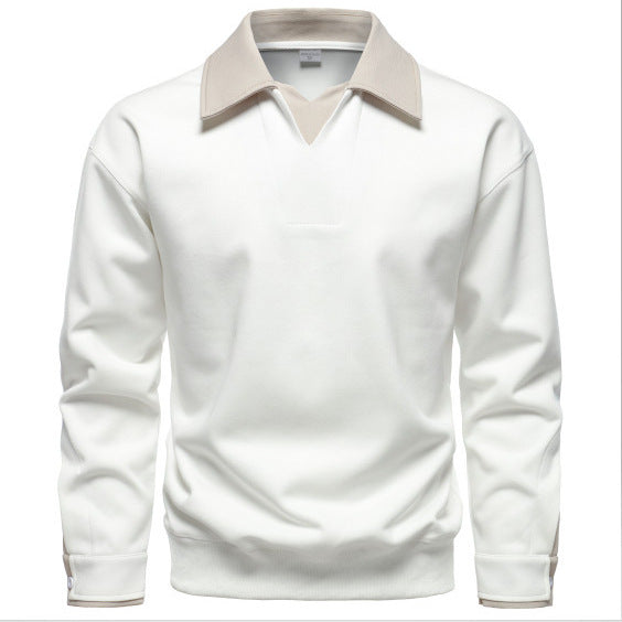 Men's sporty sweater with modern collar and optimal comfort Skorter