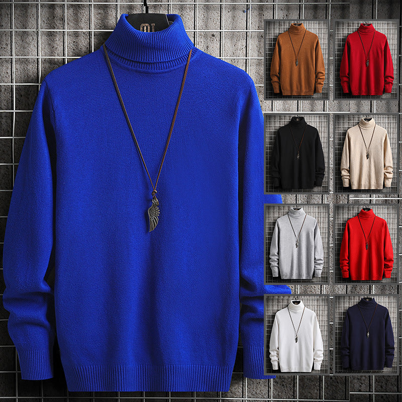 Men's stylish turtleneck sweater made of high-quality cotton Skorter