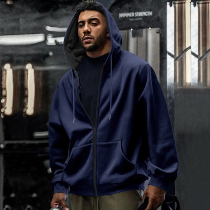 Men's zip hoodie with comfortable pockets and soft inner lining Skorter