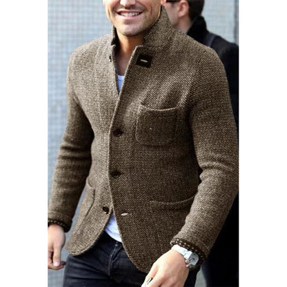 Men's Casual Chic Knit Blazer Skorter