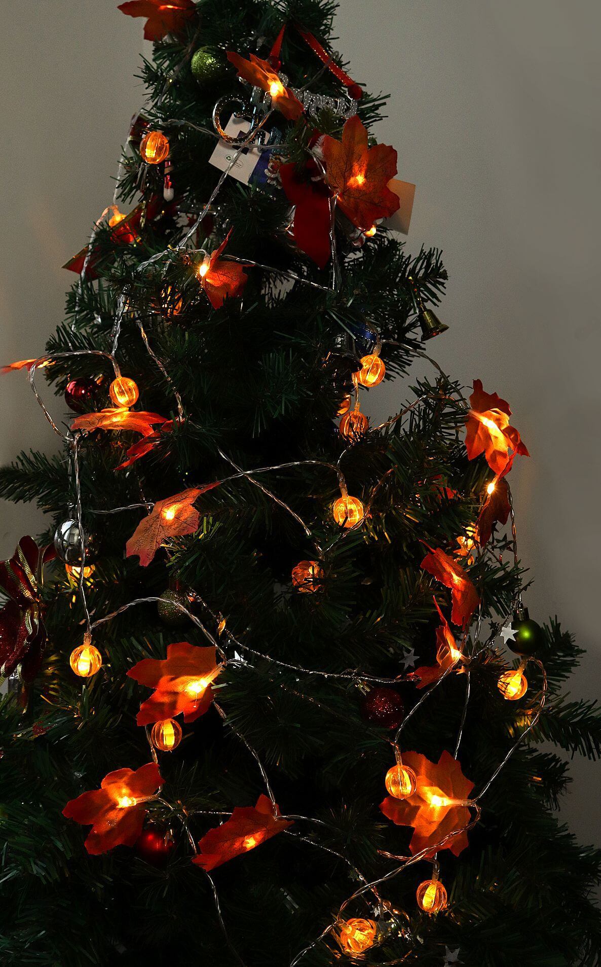 Skorter | Maple Leaf Pumpkin LED Lights Festival Party Decoration Battery String Lights