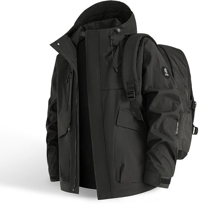 Men's technical outdoor jacket with an innovative pocket concept and breathable materials Skorter