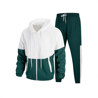 Men's tracksuit with modern color block design and breathable materials Skorter