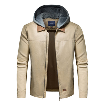 Men's utility jacket with detachable hoodie Skorter