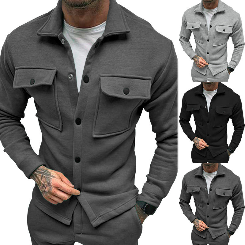 Men's utility jacket with practical pockets and modern cut Skorter