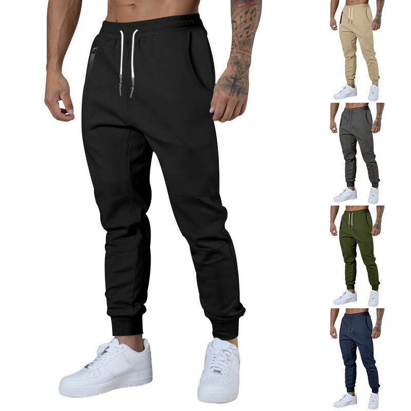 Men's sporty jogger pants with drawstring and practical pockets Skorter