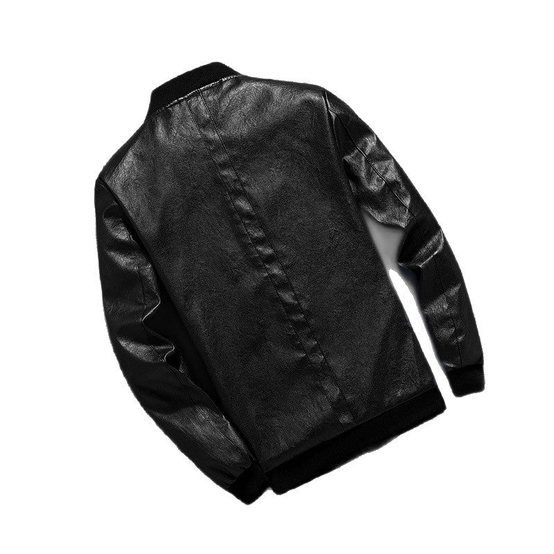 Herrbikerjacka i modern design med praktiska fickor Skorter