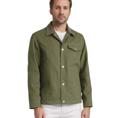 Men's timeless jacket with textured design Skorter