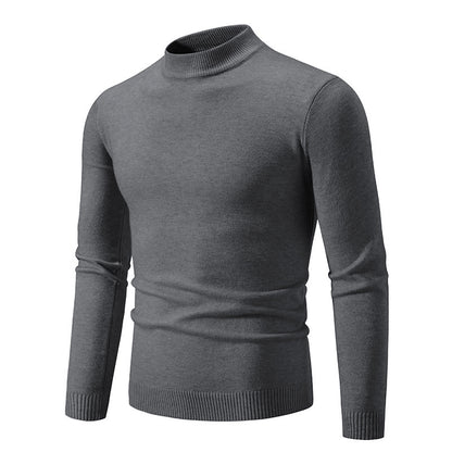 Men's trendy turtleneck sweater made of fine knit quality Skorter