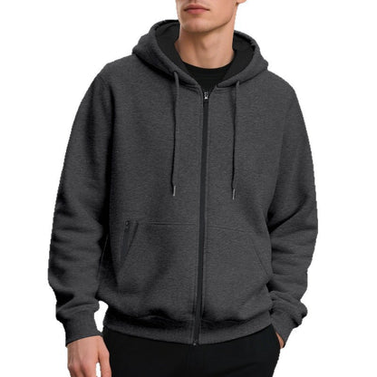 Men's zip hoodie with comfortable pockets and soft inner lining Skorter