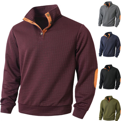 Men's stylish sweater with fashionable stand-up collar Skorter