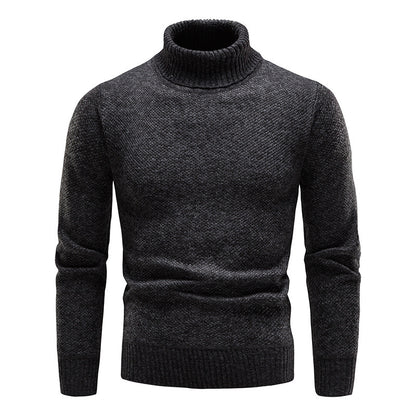 Men's turtleneck sweater made of high-quality wool Skorter