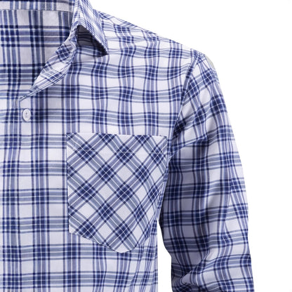Men's classic checked long sleeve shirt Skorter