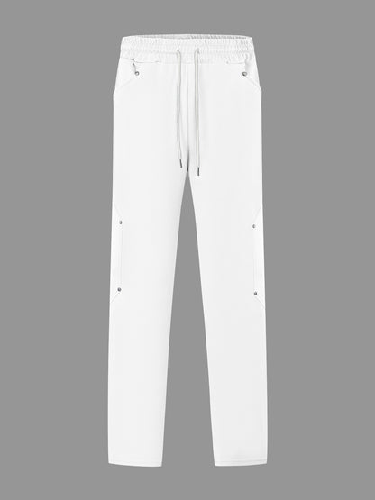 Men's sporty jogging pants with breathable mesh inserts and elastic waistband Skorter