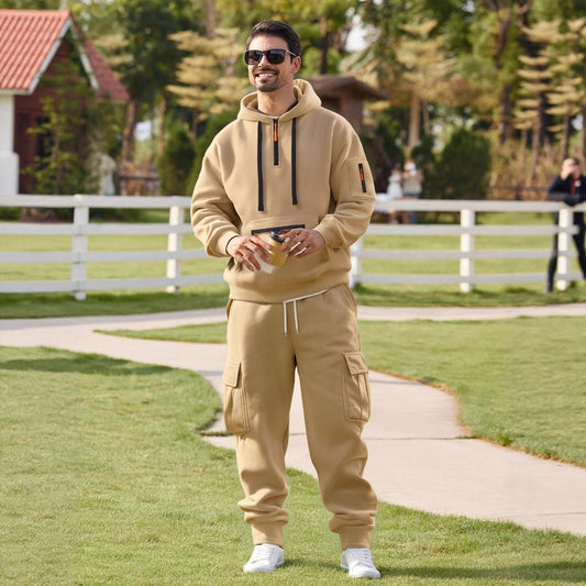 Men's tracksuit with practical pocket design Skorter