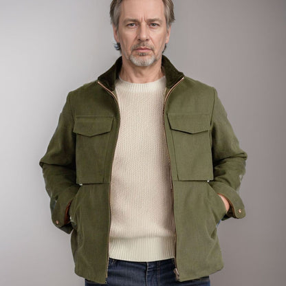 Men's stylish functional jacket in modern design with generous pockets Skorter