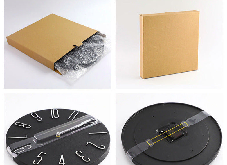 Skorter | Enkel minimalistisk väggdekorationsklocka