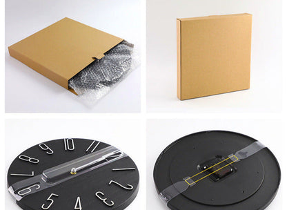 Skorter | Enkel minimalistisk väggdekorationsklocka