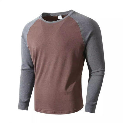 Men's sporty long-sleeve shirt with raglan sleeves Skorter