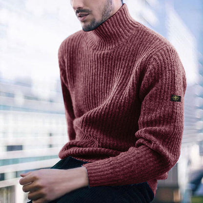 Men's turtleneck sweater made of high-quality wool Skorter
